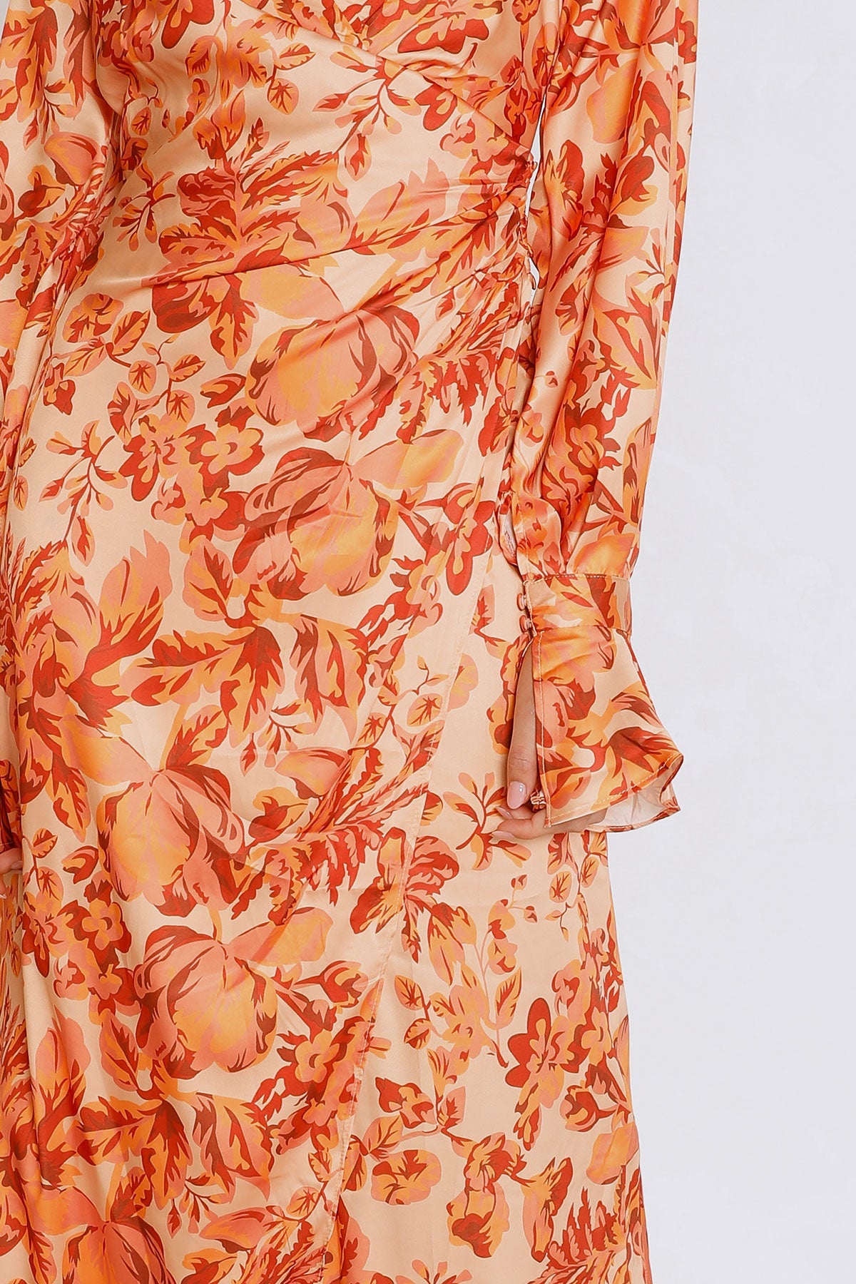 Tiarna Dress ORANGE FLORAL