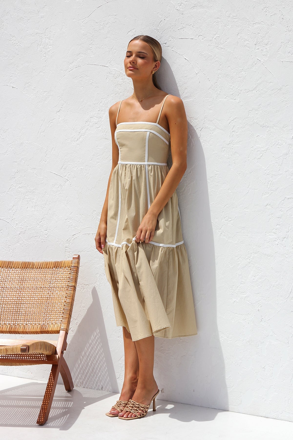 Quincy Dress BEIGE