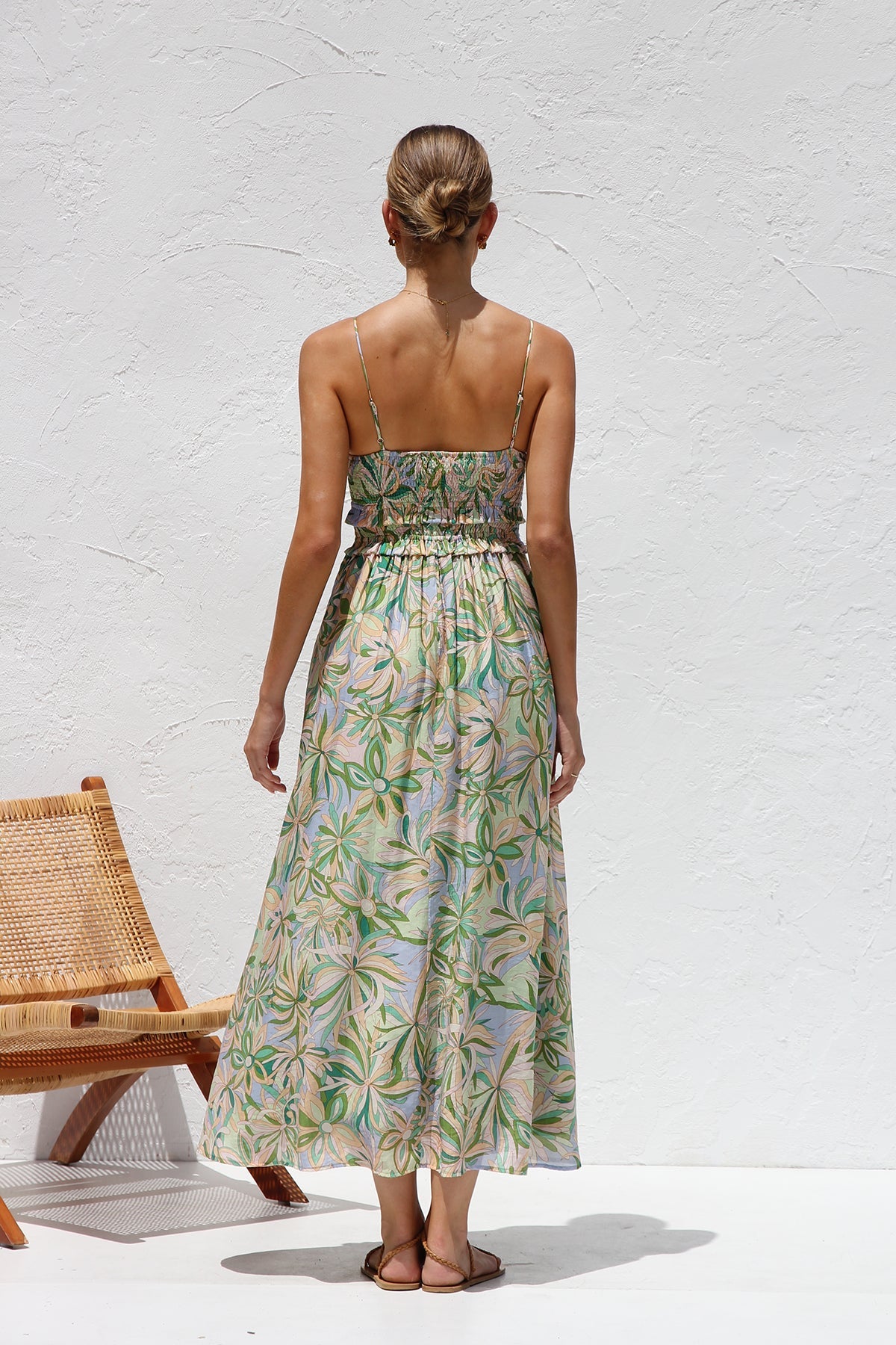 Annalise Dress FLORAL GREEN