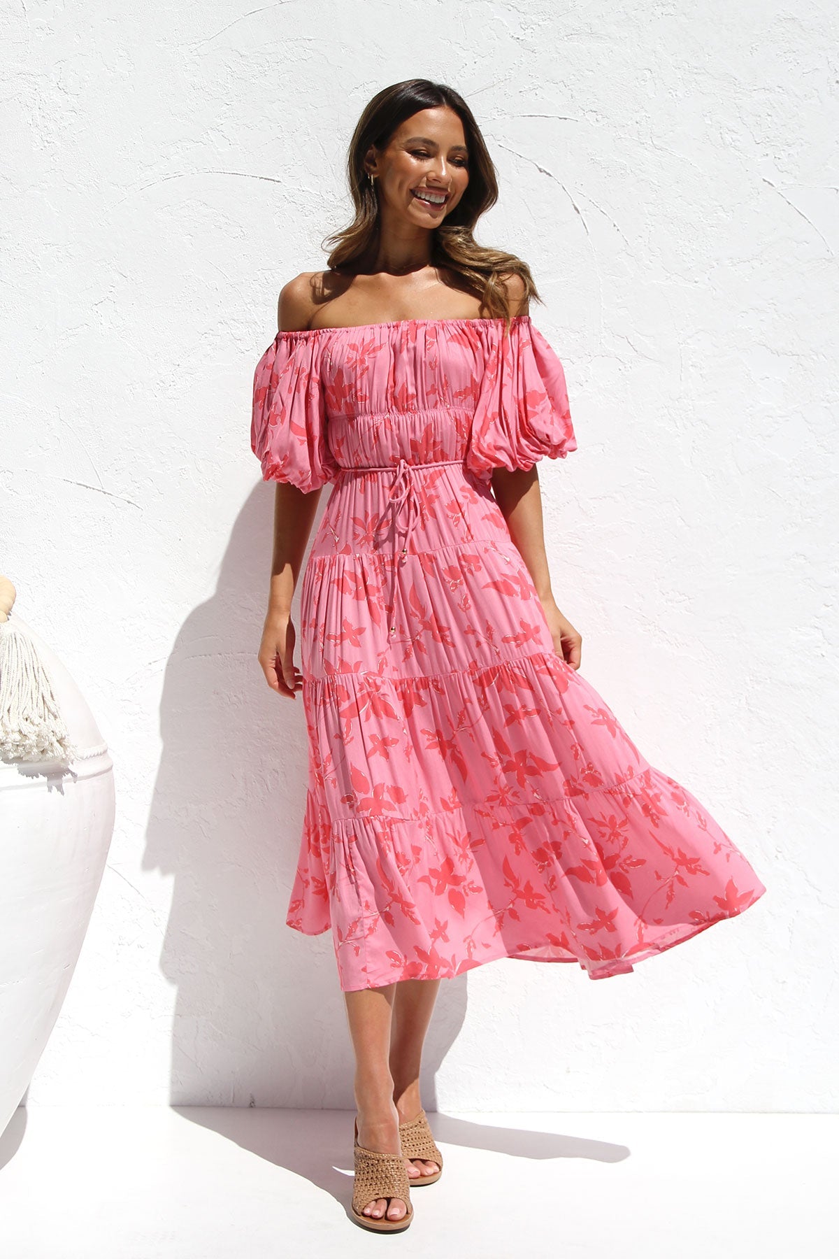 Monette Dress PINK FLORAL