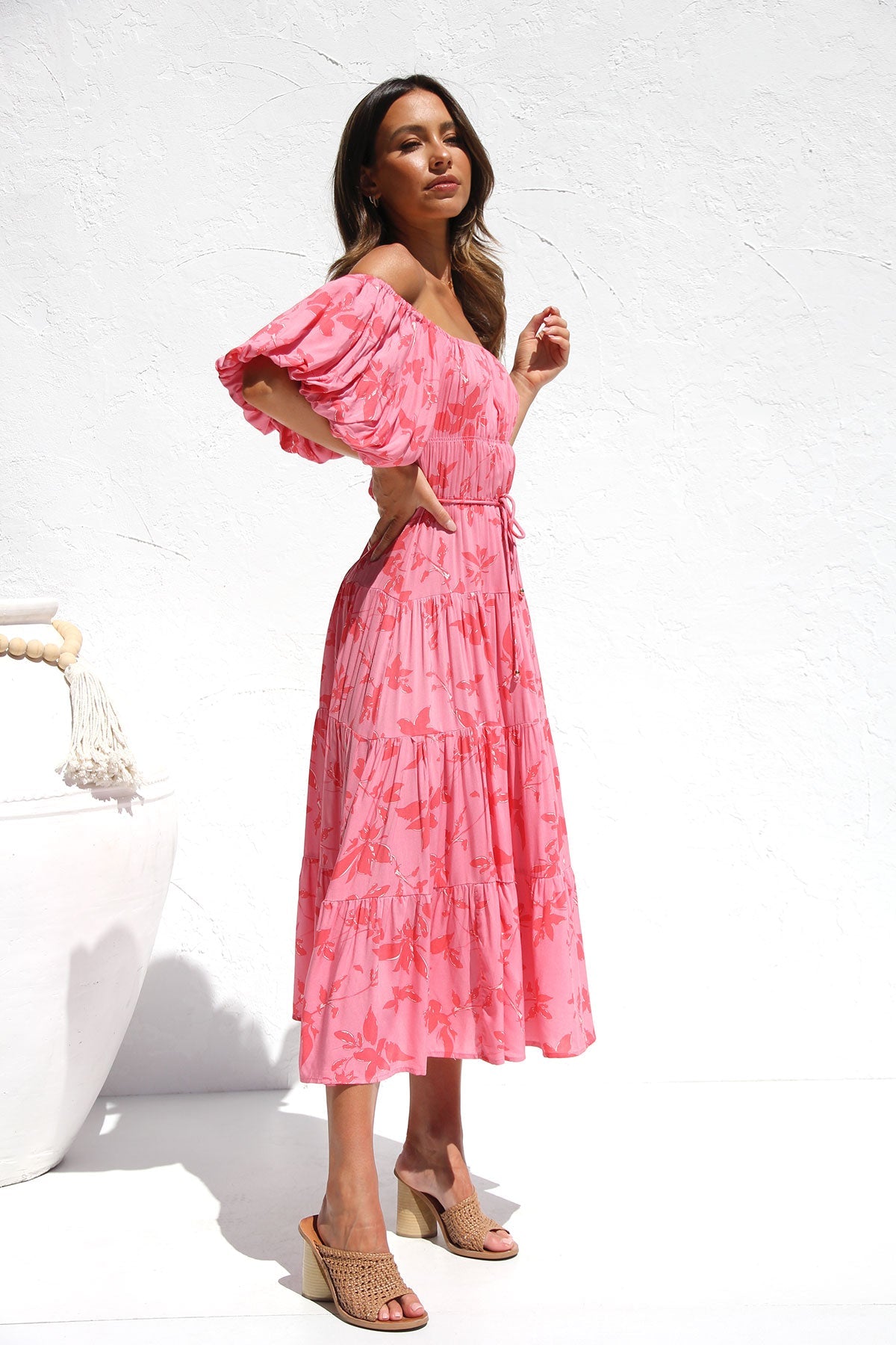 Monette Dress PINK FLORAL