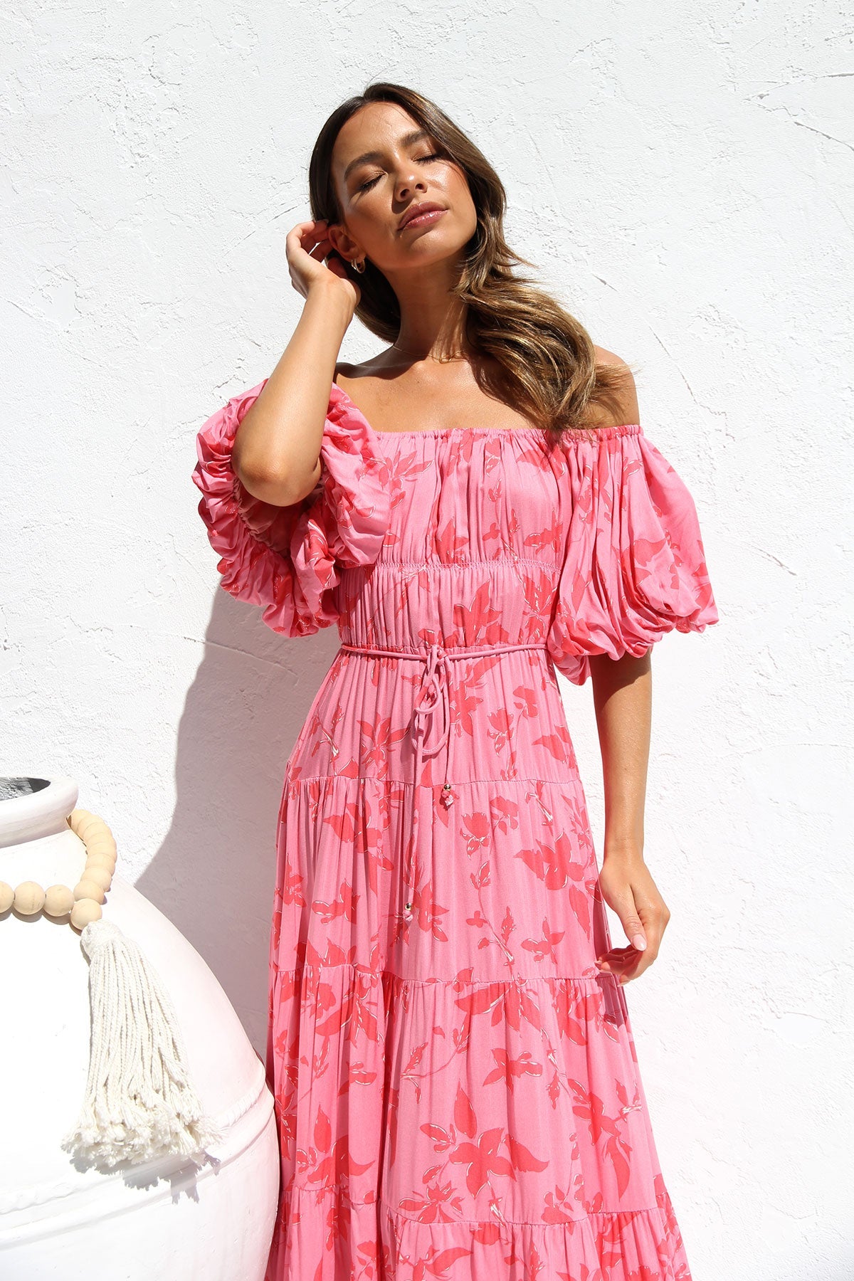 Monette Dress PINK FLORAL