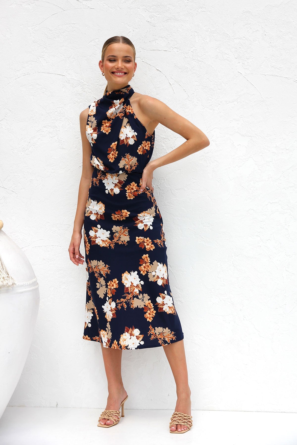 Tamika Dress NAVY FLORAL