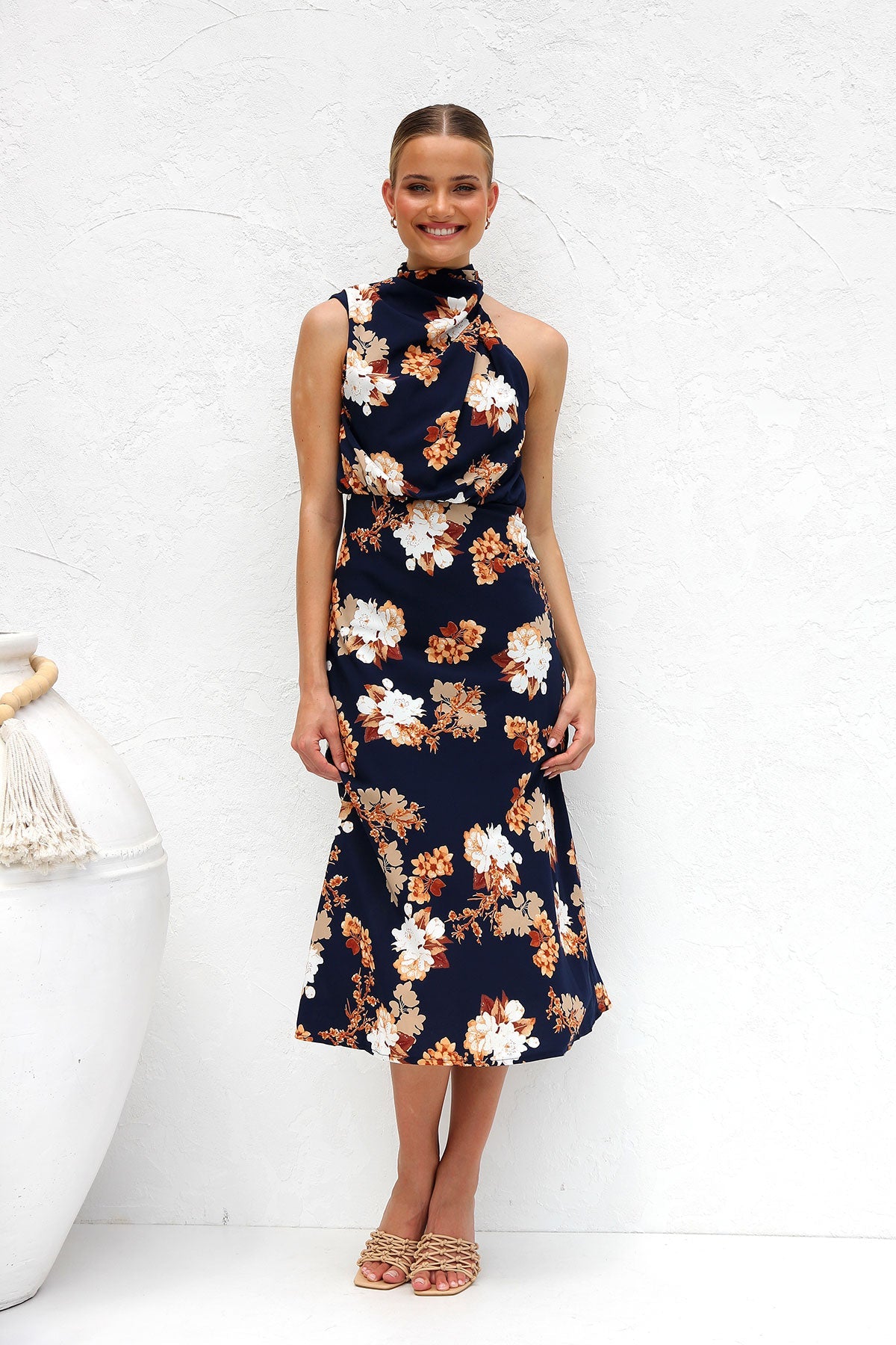 Tamika Dress NAVY FLORAL