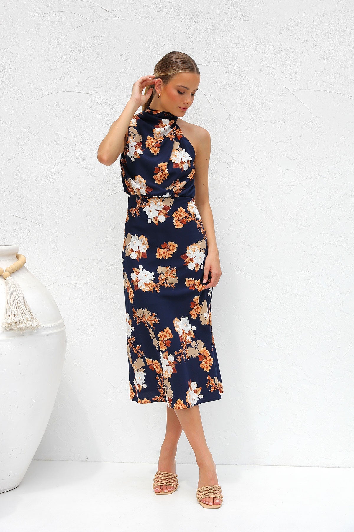 Tamika Dress NAVY FLORAL