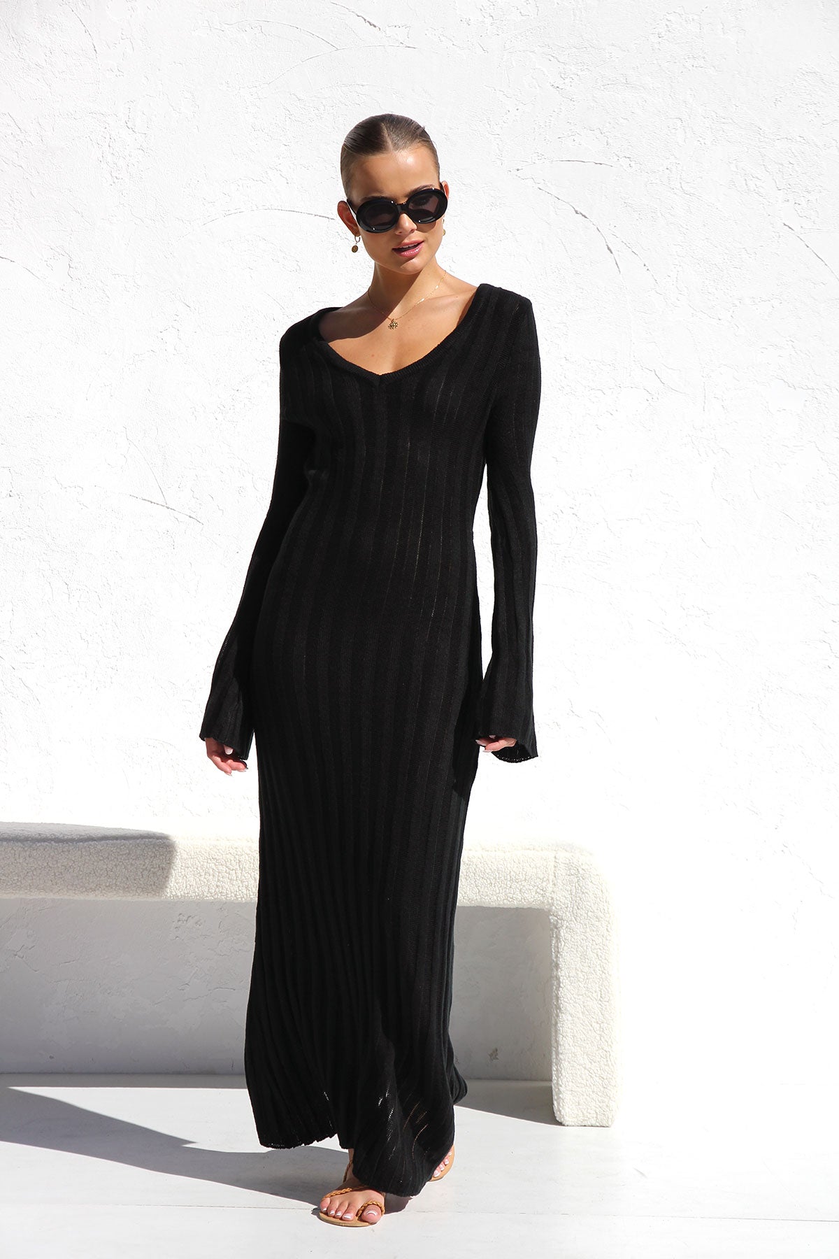 Emmy Knit Dress BLACK