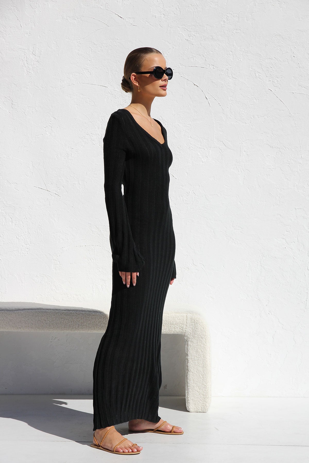 Emmy Knit Dress BLACK