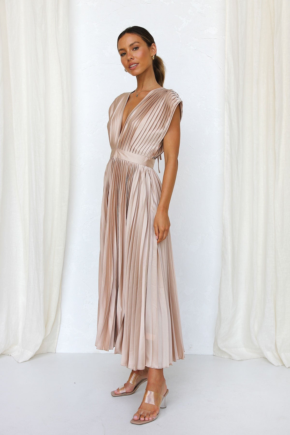 Kaylan Dress CHAMPAGNE