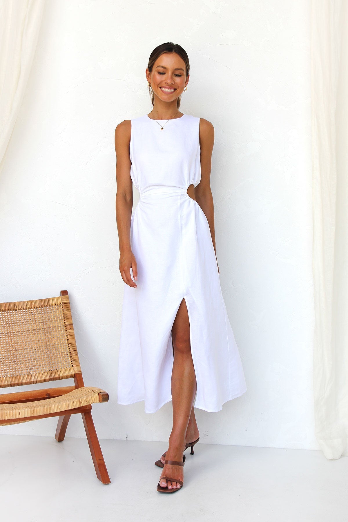 Lucinda Dress WHITE