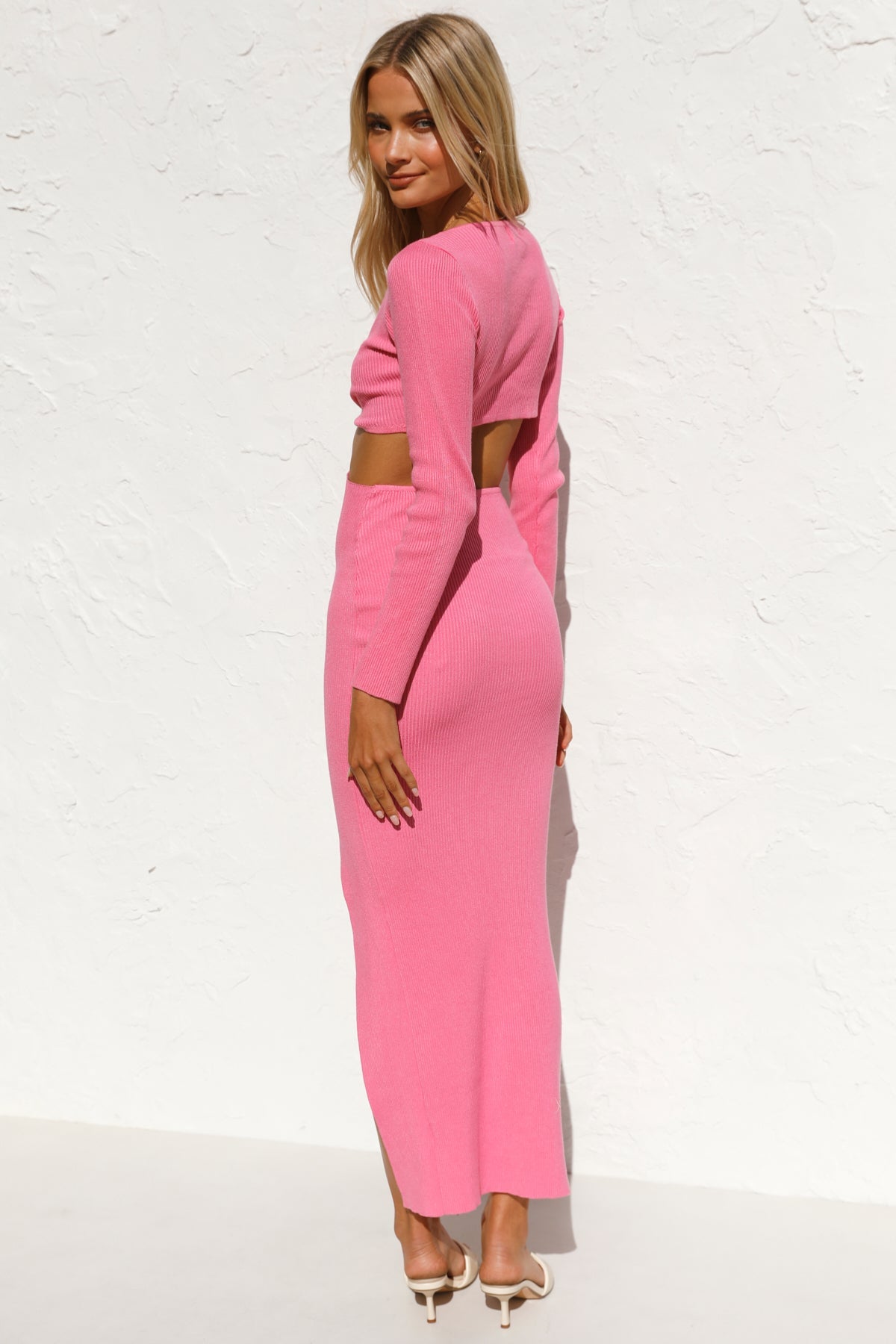 Noelle Midi Dress PINK