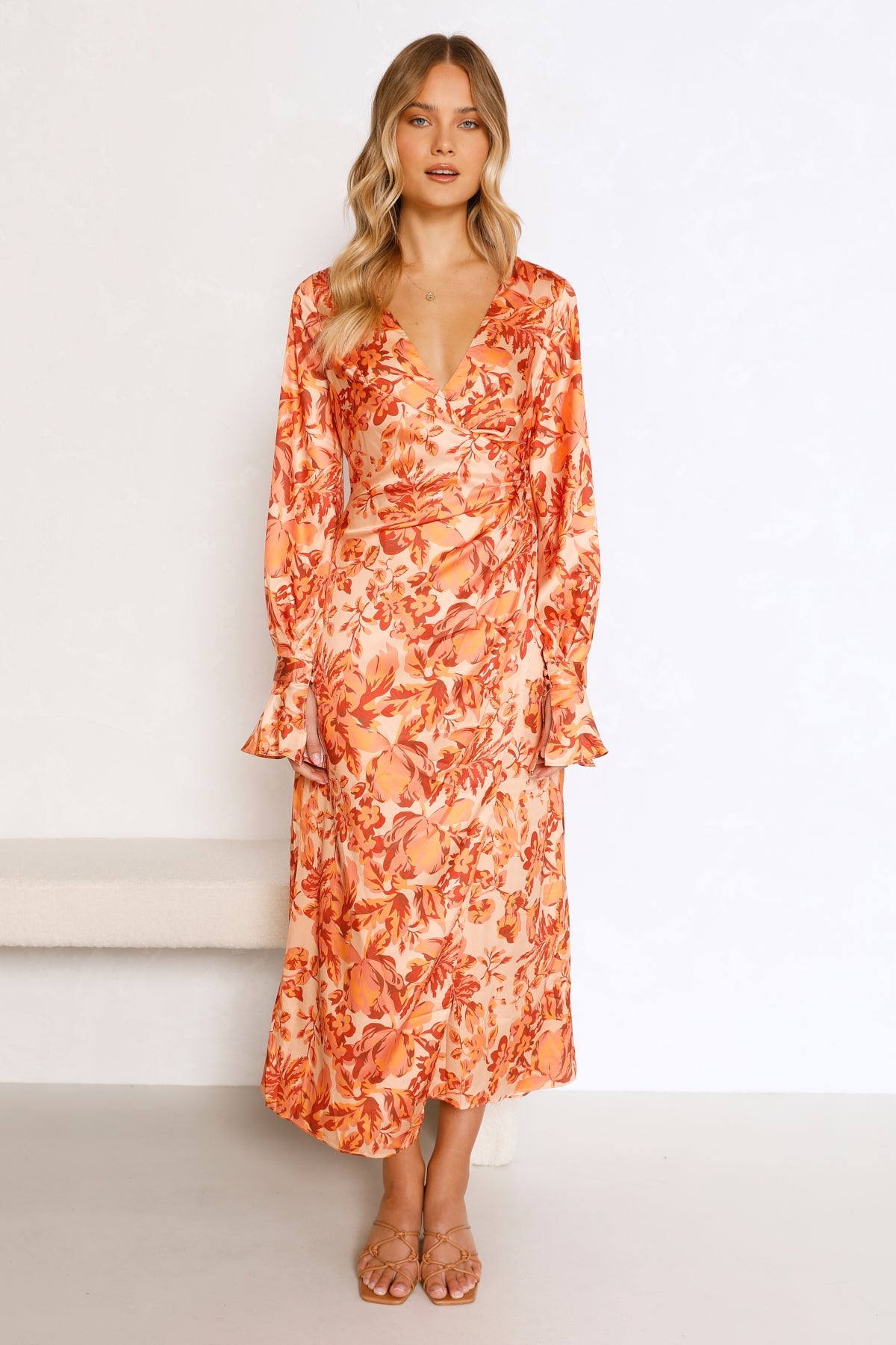 Tiarna Dress ORANGE FLORAL