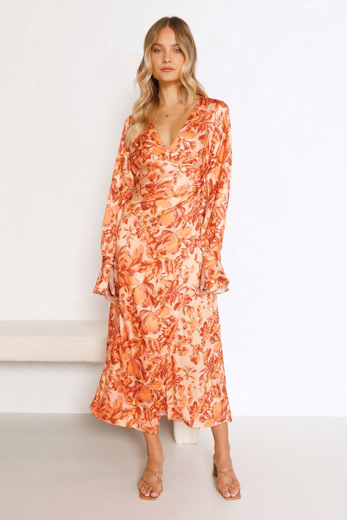 Tiarna Dress ORANGE FLORAL